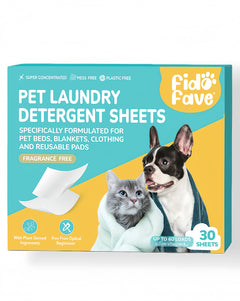 Pet Laundry Detergent Sheets — Enzyme Odor Removal, 60 Loads