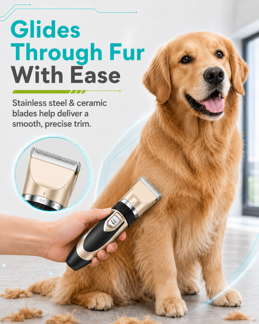 Dog grooming starter kit — clipper detail
