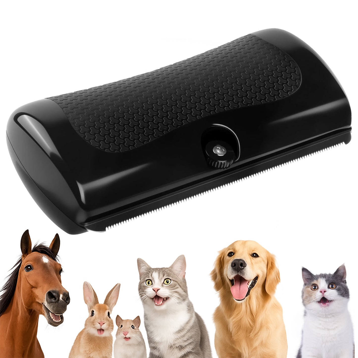 Deshedding Dog Brush, Groompro Deshedding Brush for Cats, Dogs, Rabbits, Horses, Ergonomic Pets Groomer for Matted Hair, Loose Hair