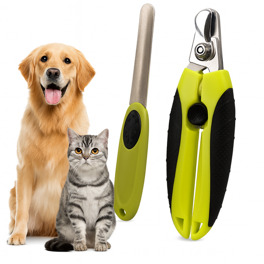 Fido Fave Dog Nail Clippers and Trimmer with Safety Guard & Nail File – Professional Pet Nail Cutter for Small, Medium & Large Breeds