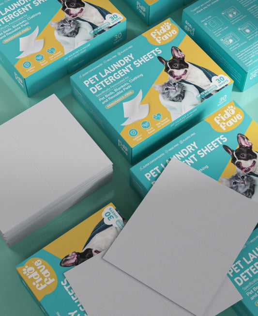 Fido Fave Pet Laundry Detergent Sheets, 30 sheets up to 60 loads