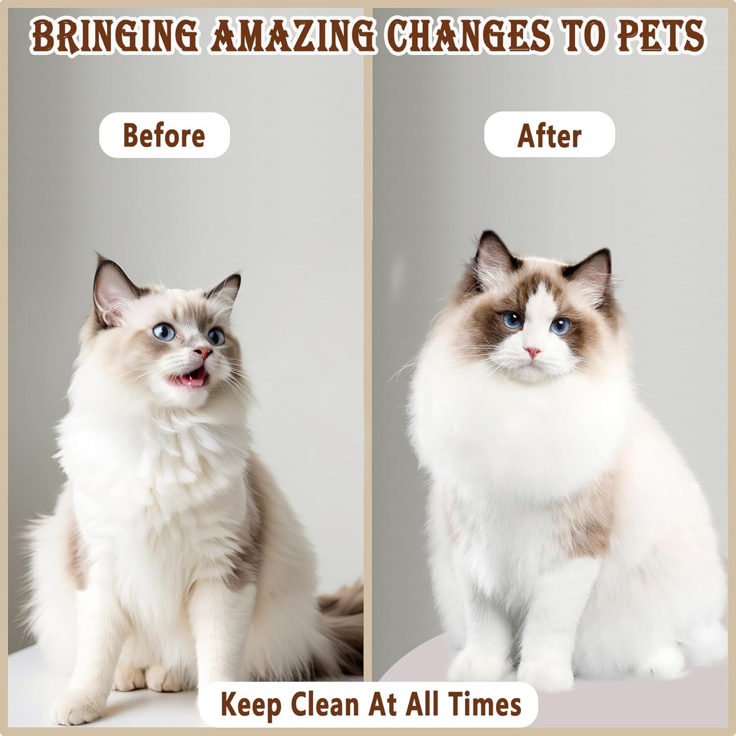 Pet Steam Brush for Dog & Cat, 3 in 1 Pet Spray Hair Removal Comb Rechargeable Steam for Shedding & Grooming Water Brush for Long Short Haired Pets for Removes Loose Hair and Reduces Shedding