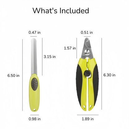 Fido Fave Dog Nail Clippers and Trimmer with Safety Guard & Nail File – Professional Pet Nail Cutter for Small, Medium & Large Breeds