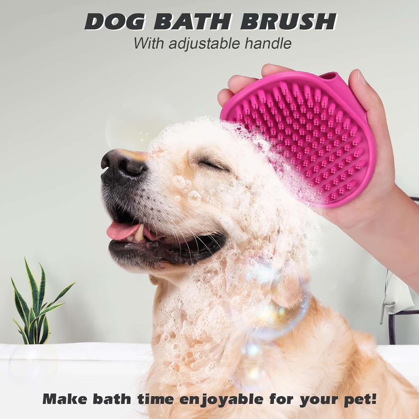 Fido Fave Pet Grooming Brush & Metal Comb – Double-Sided Deshedding and Bathing Brush with Stainless Steel Comb for Dogs and Cats – Tangle Removal, Hair Care & Shedding Control