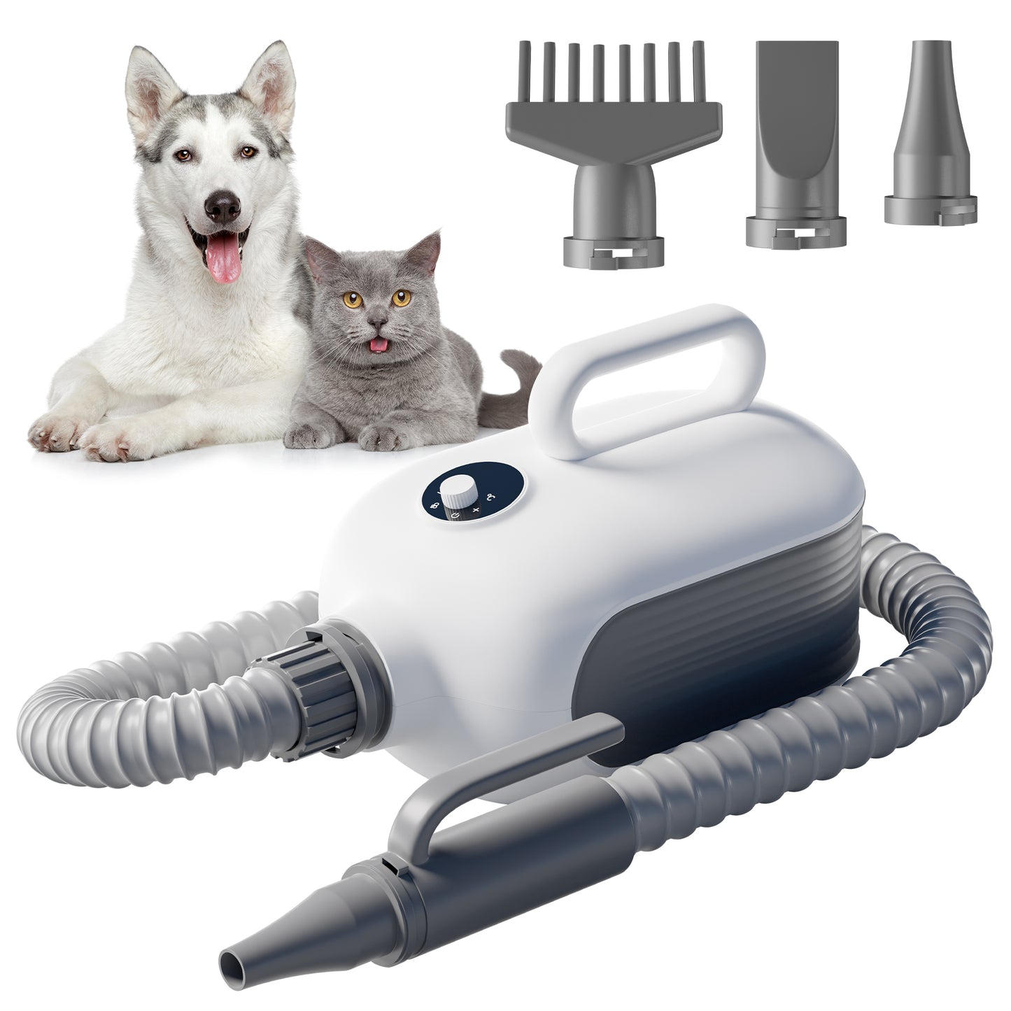 Fido Fave Dog Dryer High Velocity Professional Dog/Pet Grooming Force Hair Dryer/Blower