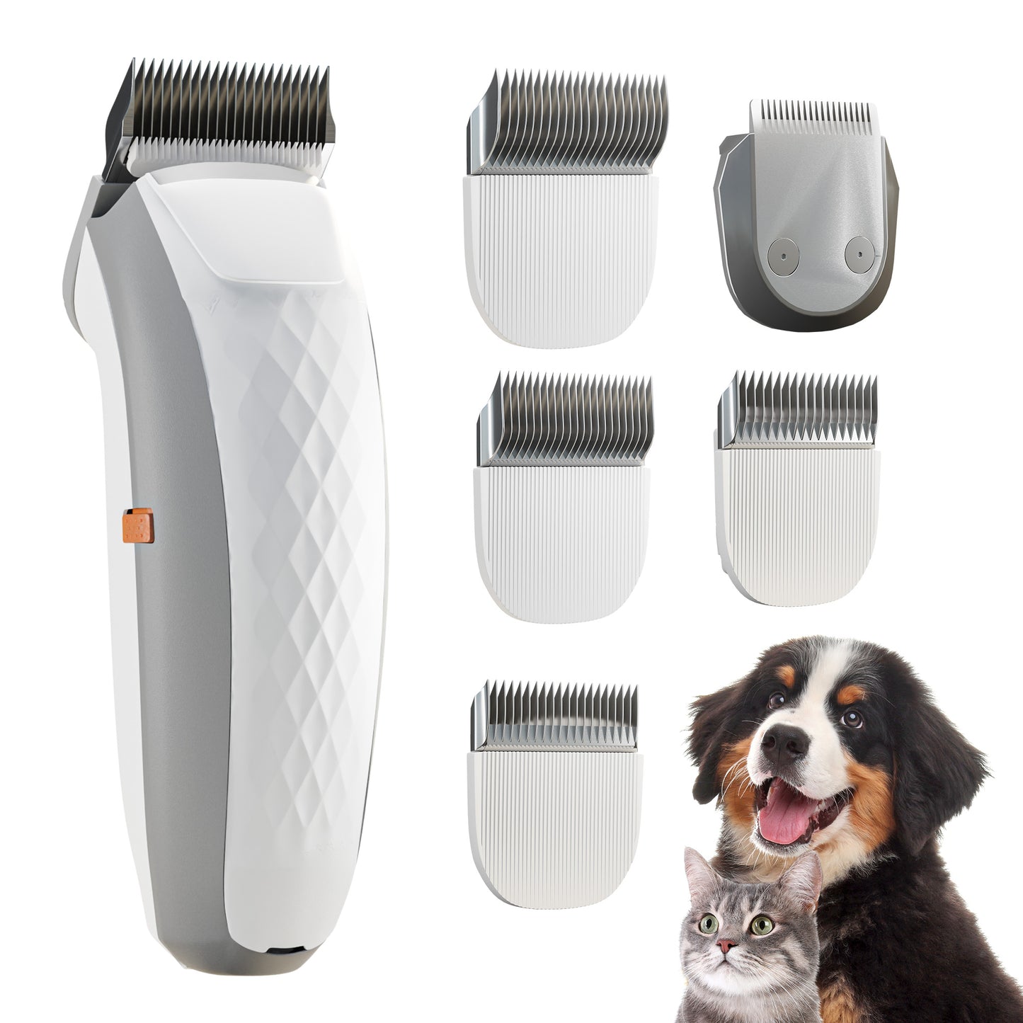 Fido Fave Quiet Cordless Clippers Pet Grooming Kit 5-Length Professional Shaver