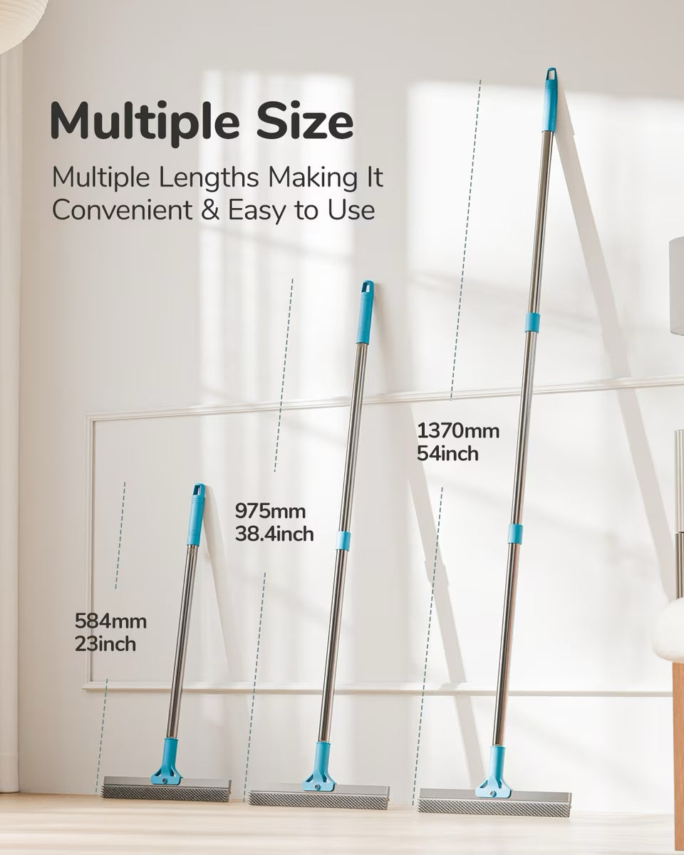 Fido Fave Dual-Sided Pet Hair Removal Carpet Rake with Extended Silicone & Metal Edge
