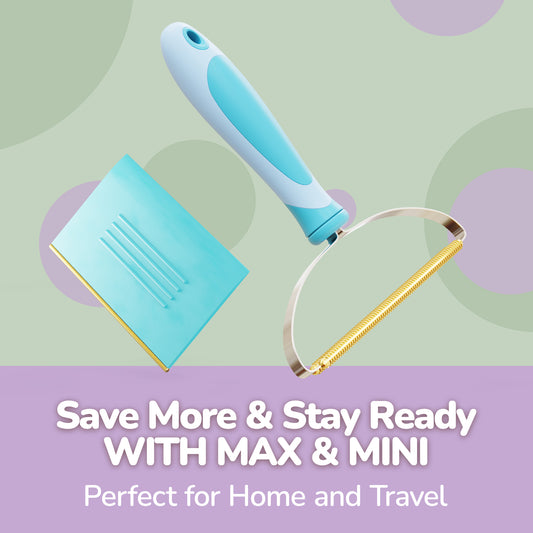 Fido Fave Mini & Max Dog & Cat Hair Remover Bundle