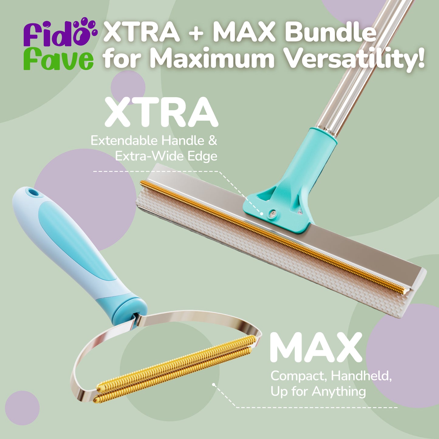 Xtra + Max Carpet Rake Bundle — Deep Clean & Touch-Up Set