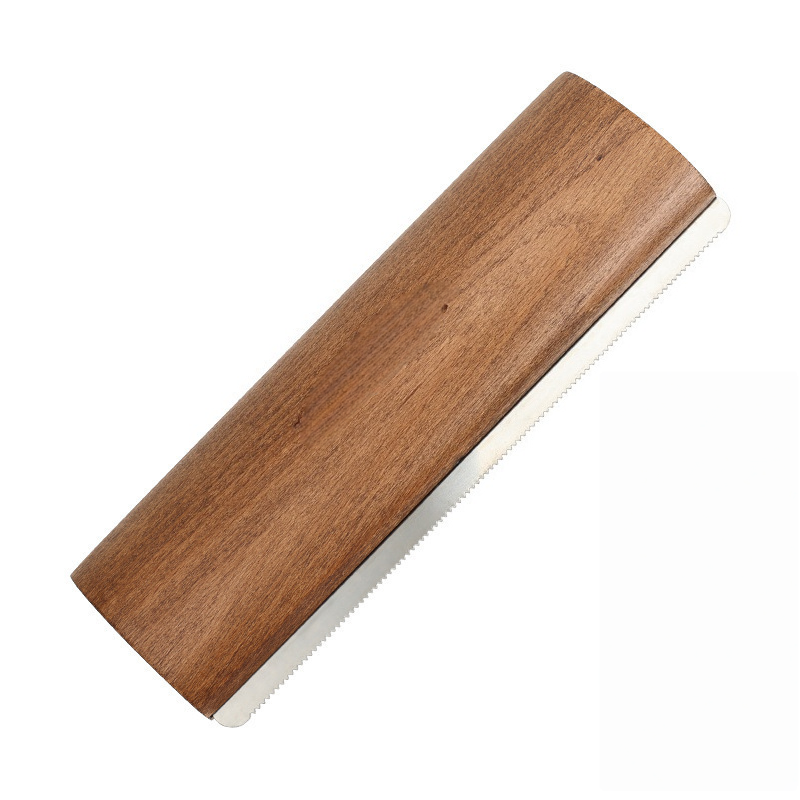 Horse Deshedding Grooming Tool – Wooden Handle Shedding Comb for Horses & Livestock | Heavy-Duty Horse Brush for Removing Loose Hair, Dirt & Dander | Smooth Grip, Fast & Efficient Grooming | 7.87 inch