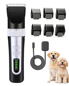 Fido Fave Dog Grooming Clippers — Low-Noise 390W, 3-Speed Titanium Blade