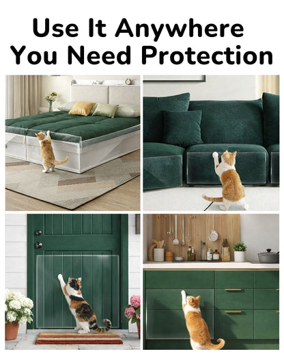 Fido Fave Cat Scratch Furniture Protector — Clear Tape Roll, Trim-to-Fit