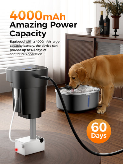 2.64 Gallon Large Capacity Automatic Pet Water Fountain,Black