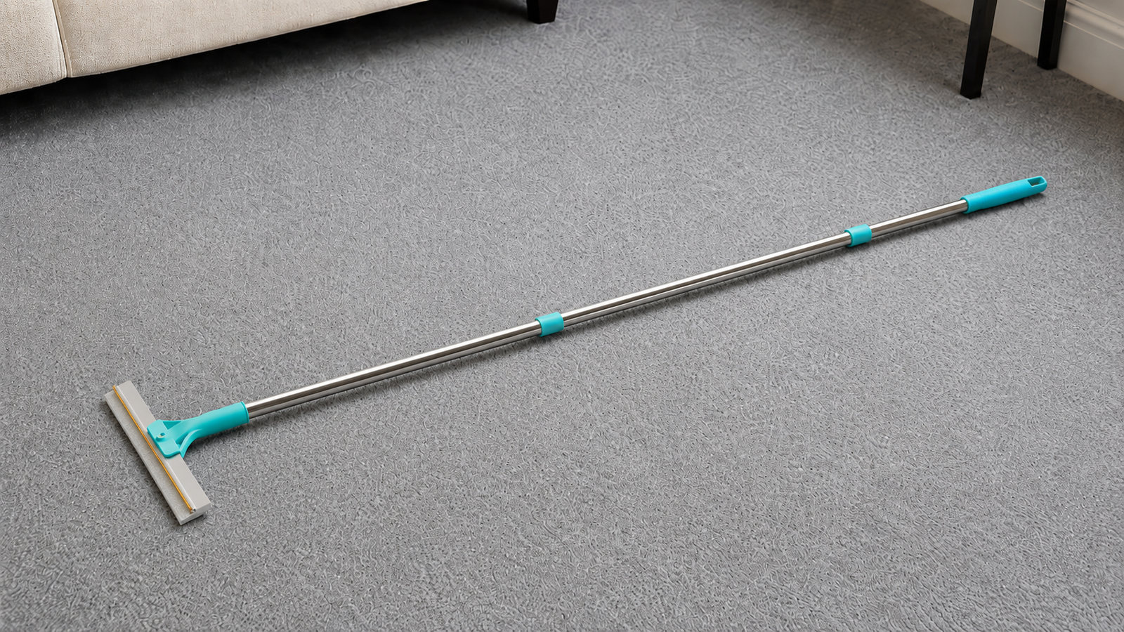 Clean carpet after using Fido Fave carpet rake