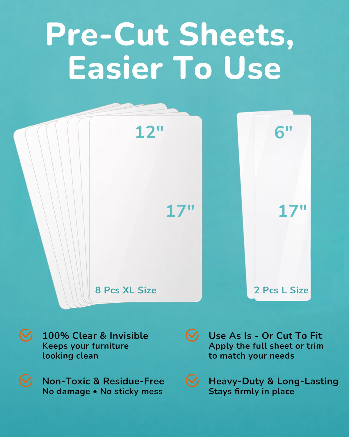 Cat scratch sofa protector 10-sheet pack sheet sizes