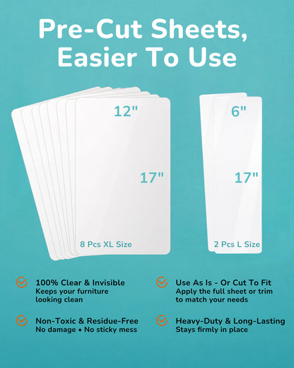 Cat scratch sofa protector 10-sheet pack sheet sizes