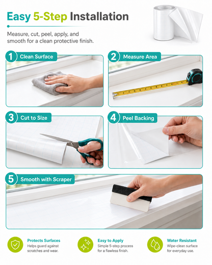 Cat scratch windowsill protector roll dimensions 7.5 x 120 in