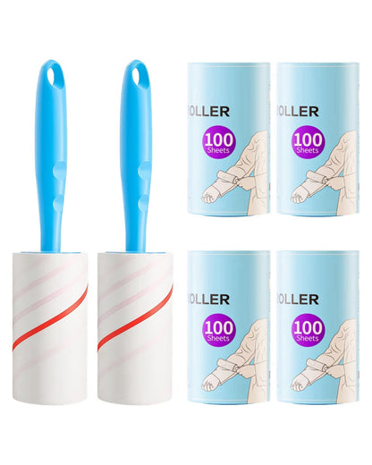 Fido Fave extra-sticky lint roller for pet hair, 2 handles + 6 refills