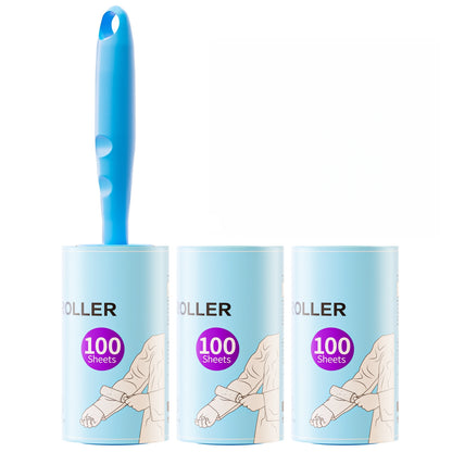 Fido Fave extra-sticky lint roller for pet hair, 1 handle + 3 refills