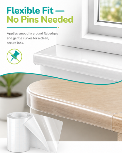 Included scraper for a smooth bubble-free windowsill finish